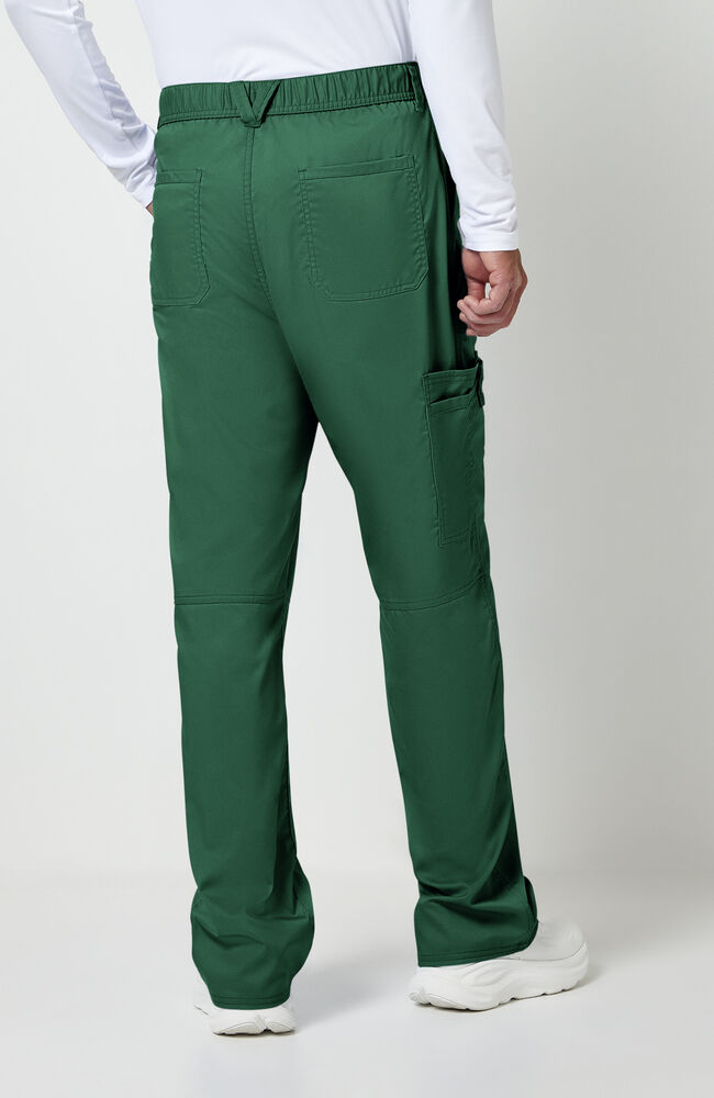 Men's Zip Fly Scrub Cargo Pant - Green