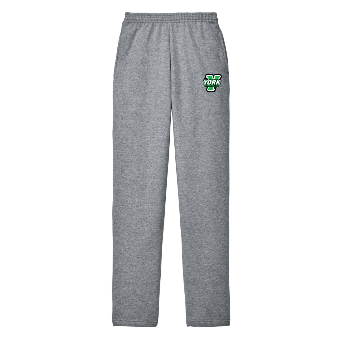 CUSTOM CORE FLEECE OPEN BOTTOM SWEATPANTS- WRESTLING