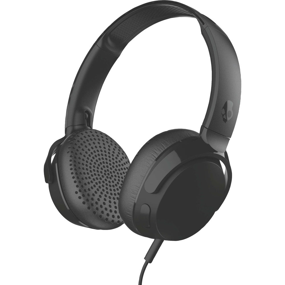 Headphones: Skullcandy Riff On-Ear with Mic - 3.5mm - Black
