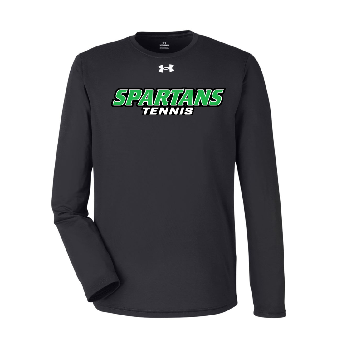 CUSTOM UNDER ARMOUR TECH TEAM LONG SLEEVE T-SHIRT - TENNIS