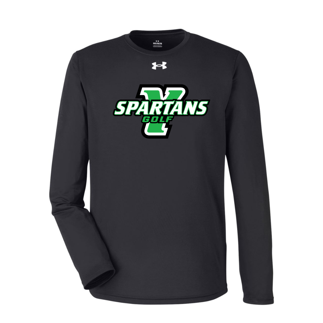 CUSTOM UNDER ARMOUR TECH TEAM LONG SLEEVE T-SHIRT - GOLF