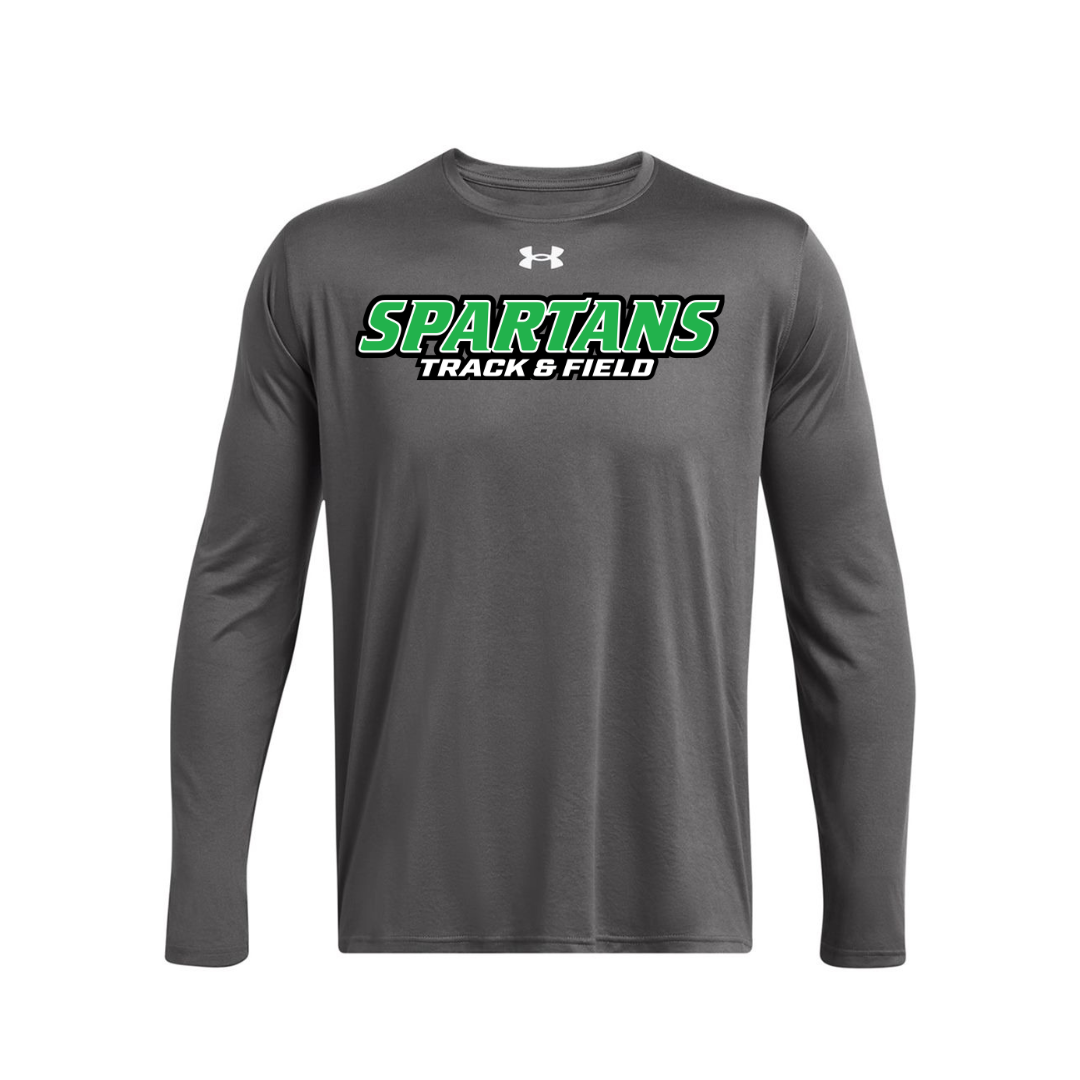 CUSTOM UNDER ARMOUR TECH TEAM LONG SLEEVE T-SHIRT - TRACK AND FIELD