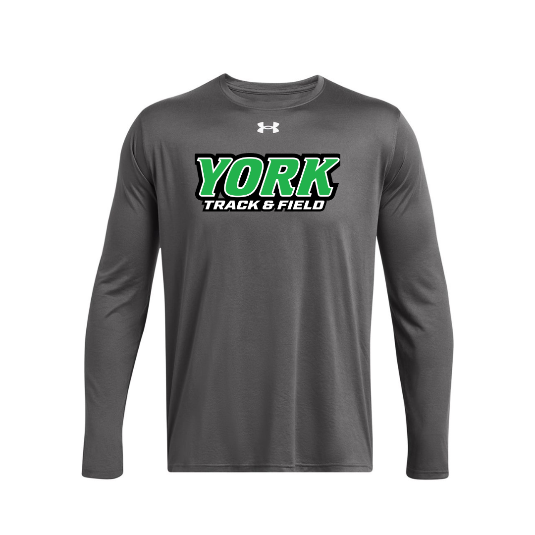 CUSTOM UNDER ARMOUR TECH TEAM LONG SLEEVE T-SHIRT - TRACK AND FIELD