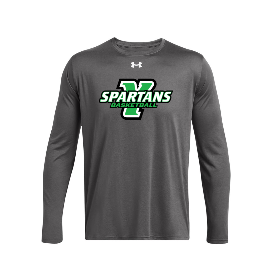 CUSTOM UNDER ARMOUR TECH TEAM LONG SLEEVE T-SHIRT - BASKETBALL