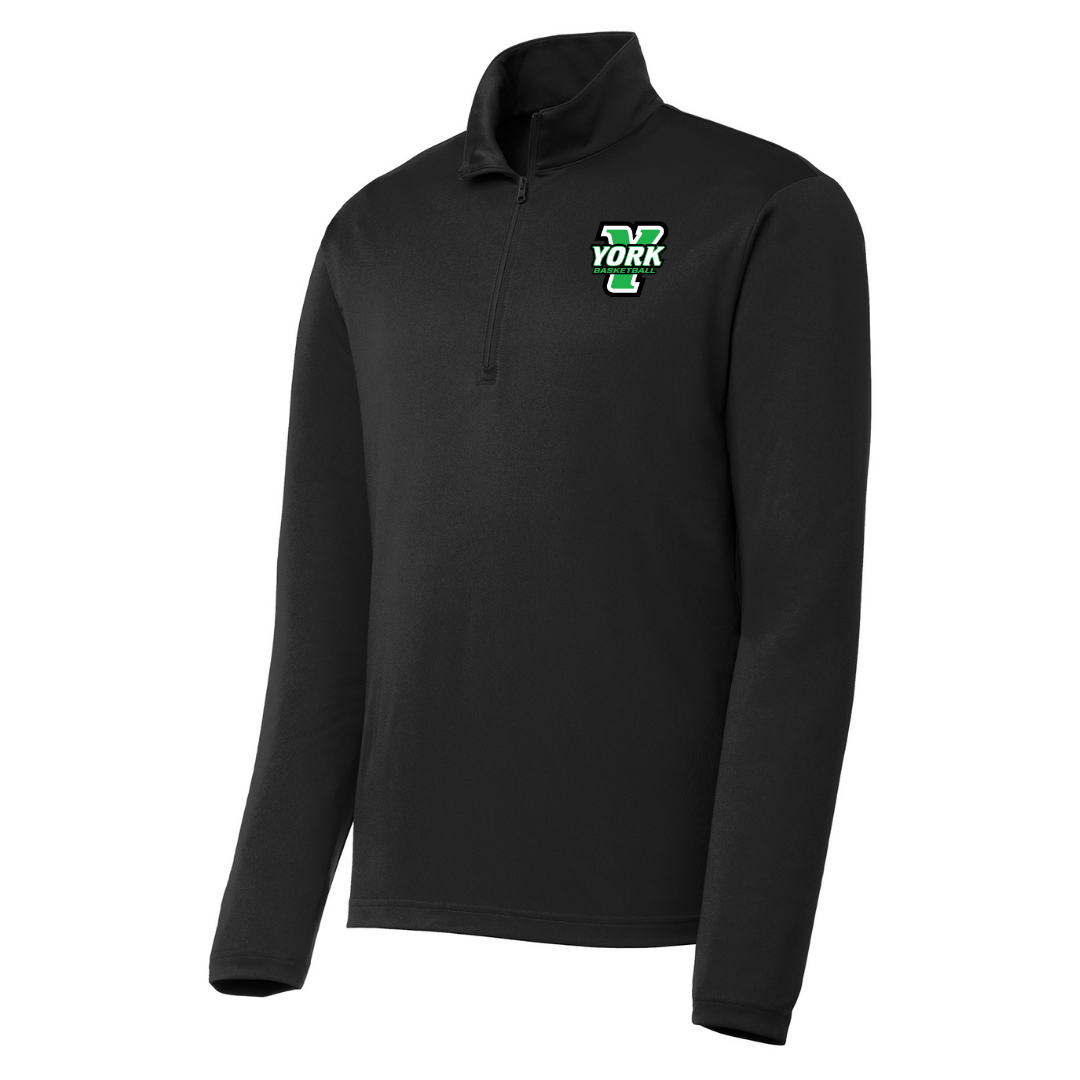 CUSTOM POSICHARGE 1/4 ZIP PULLOVER- BASKETBALL