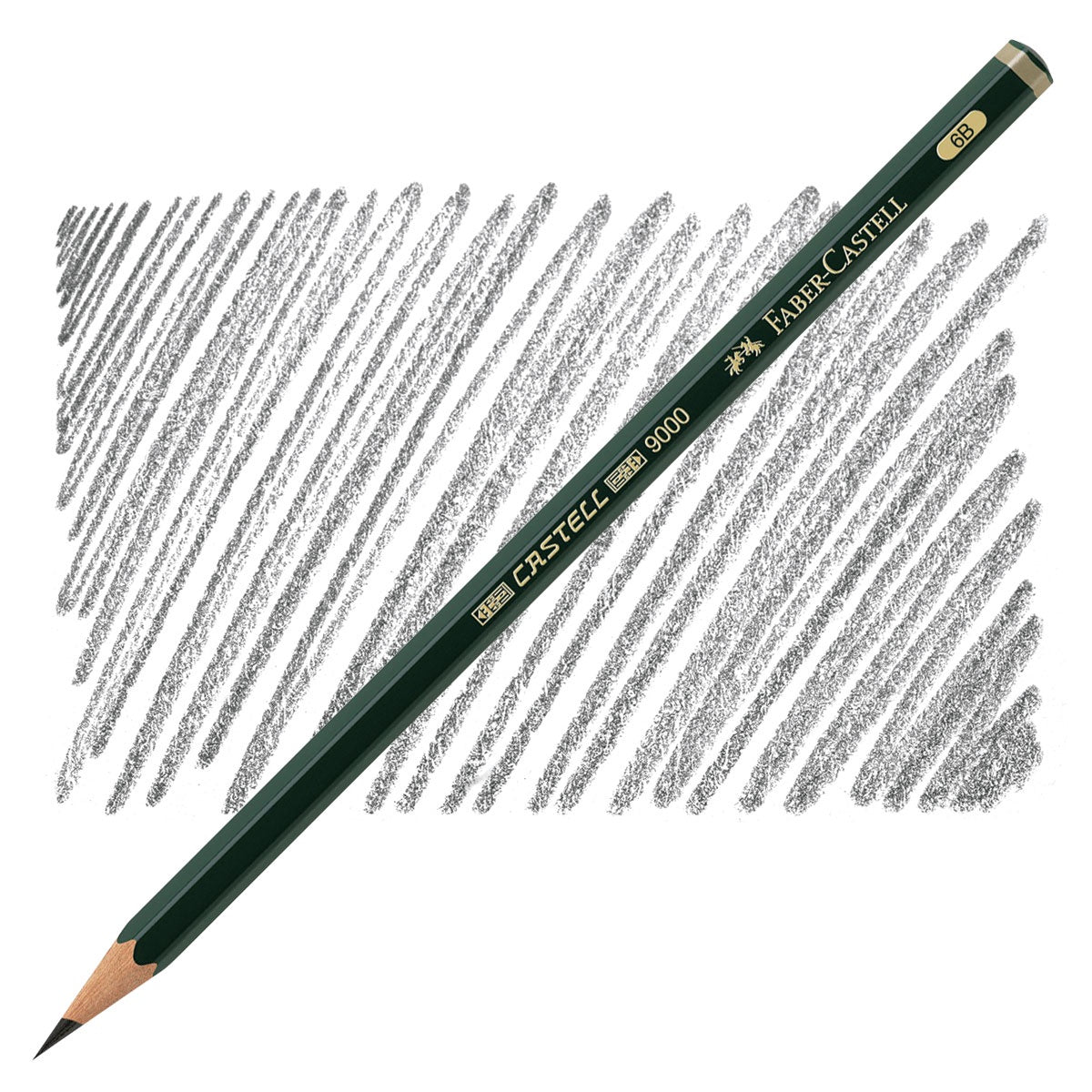 Pencil: Drawing 6B Hex (Green)