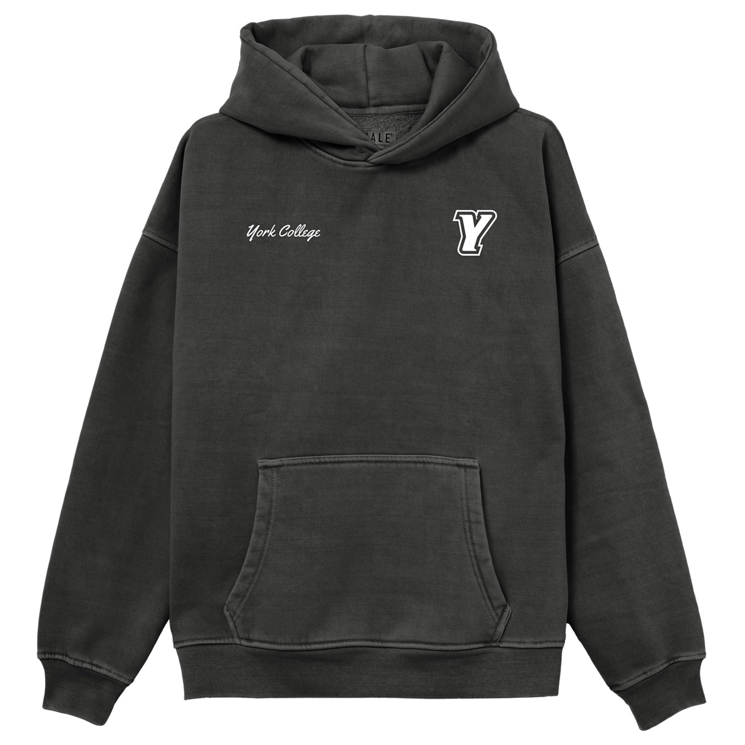 LEAGUE YORK COLLEGE PIGMENT DYED OVERSIZED HOOD
