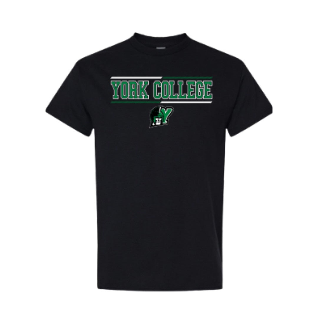 GILDAN SPORT YORK COLLEGE SHORT SLEEVE T-SHIRT