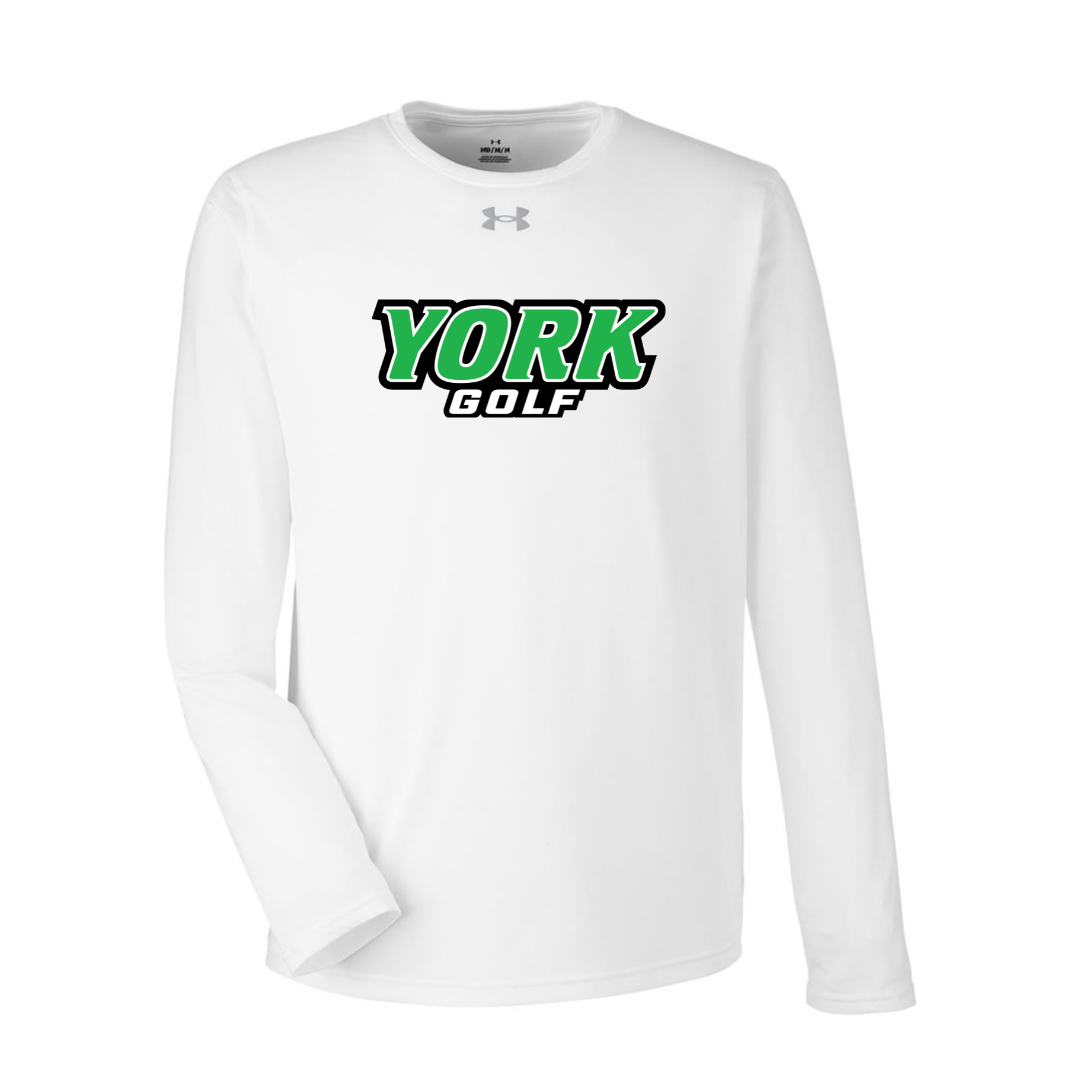 CUSTOM UNDER ARMOUR TECH TEAM LONG SLEEVE T-SHIRT - GOLF