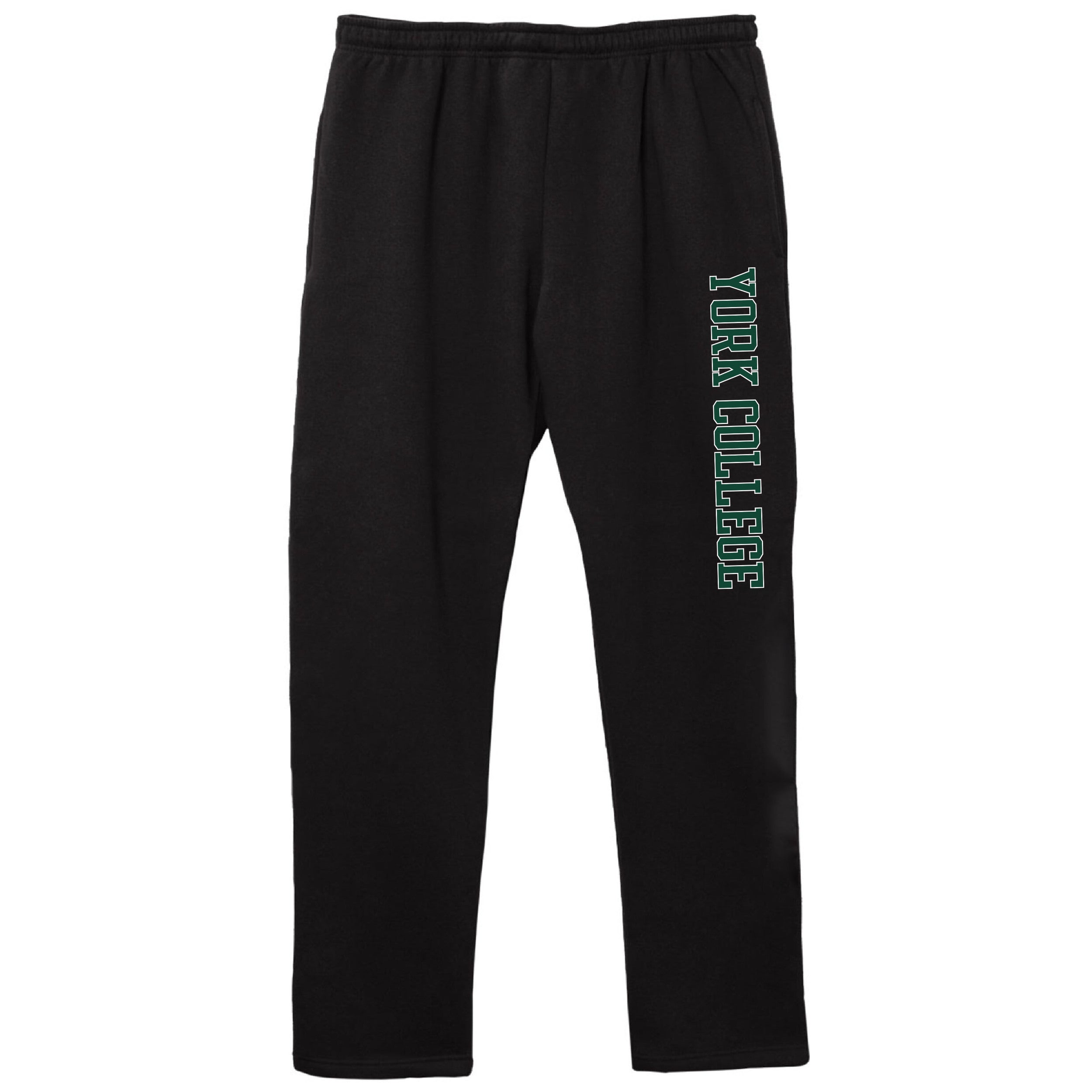 LEAGUE ESSENTIALS 2.0 YORK COLLEGE OPEN BOTTOM SWEATPANT