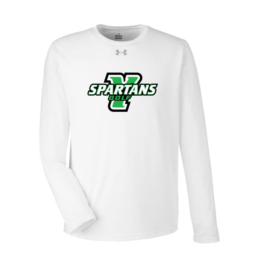 CUSTOM UNDER ARMOUR TECH TEAM LONG SLEEVE T-SHIRT - GOLF