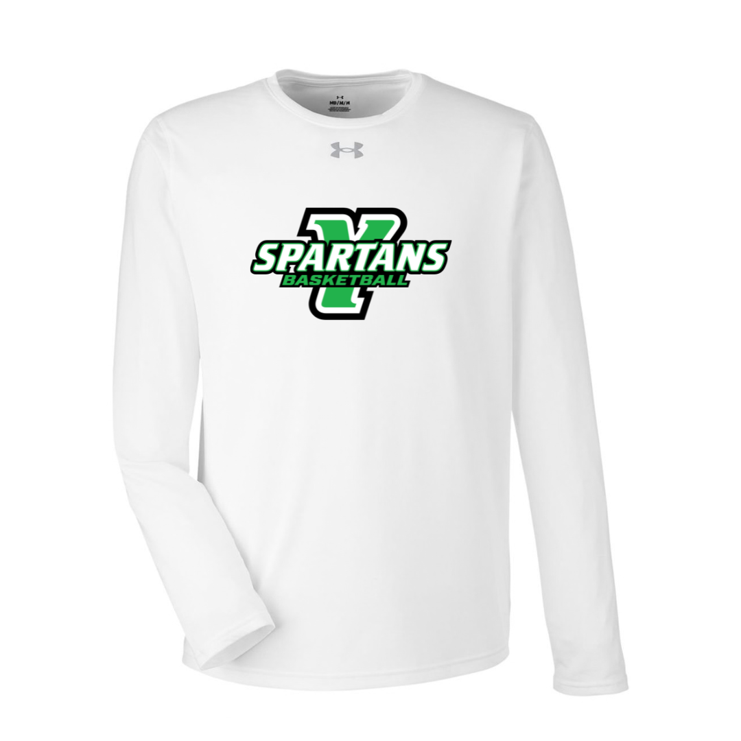 CUSTOM UNDER ARMOUR TECH TEAM LONG SLEEVE T-SHIRT - BASKETBALL