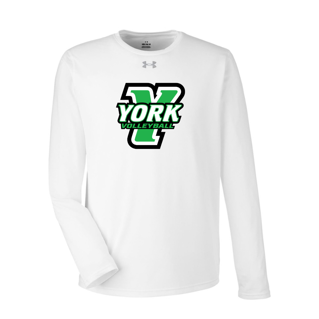 CUSTOM UNDER ARMOUR TECH TEAM LONG SLEEVE T-SHIRT - VOLLEYBALL