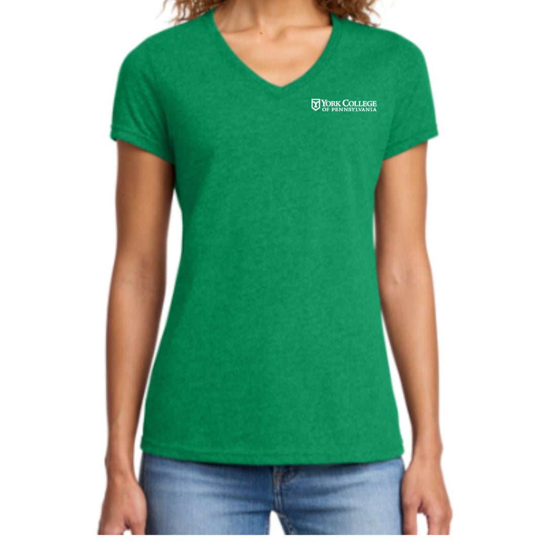 EMP SHOP- WOMEN'S PORT & CO V NECK T-SHIRT
