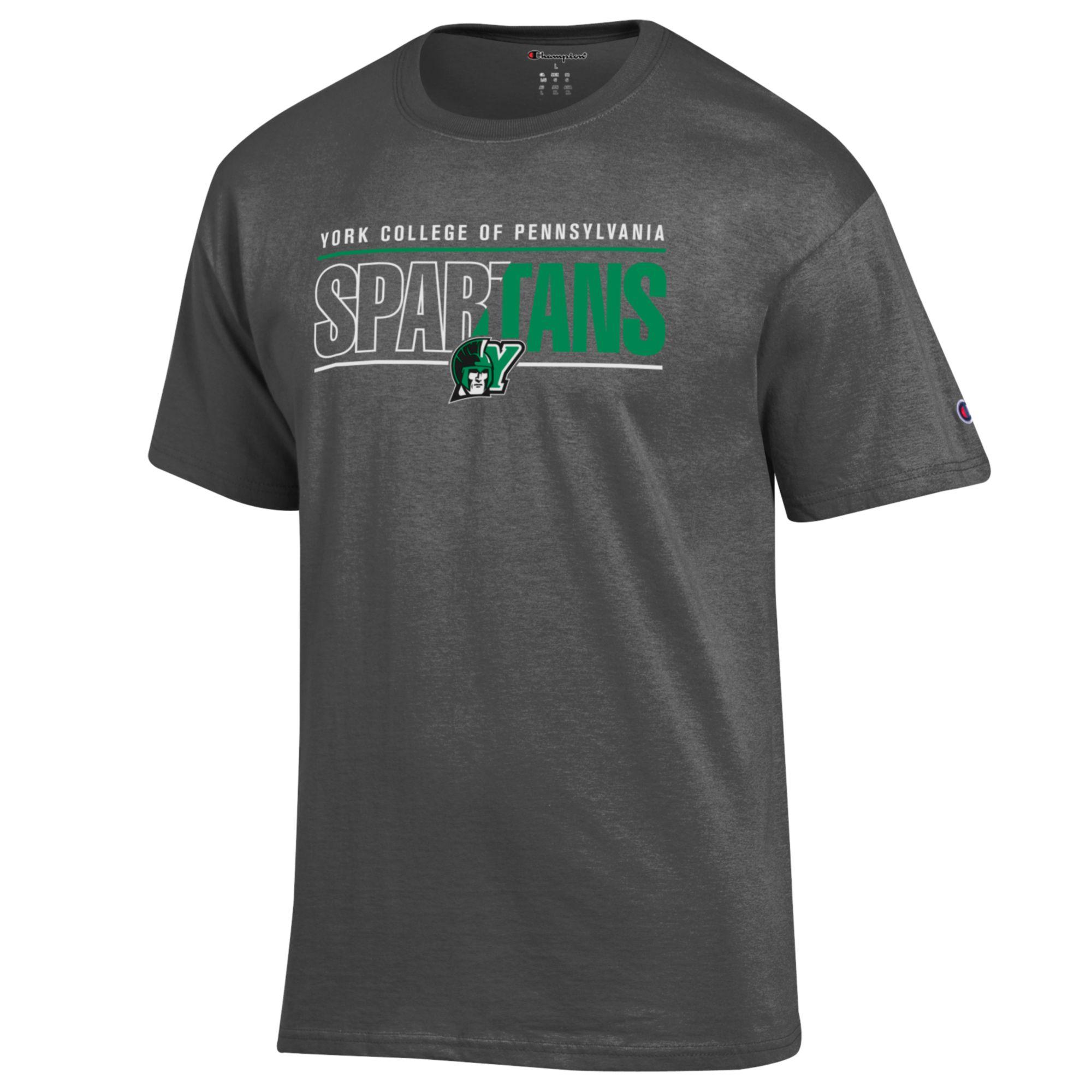 CHAMPION SHORT SLEEVE TEE WITH HALF COLOR Y SPARTAN