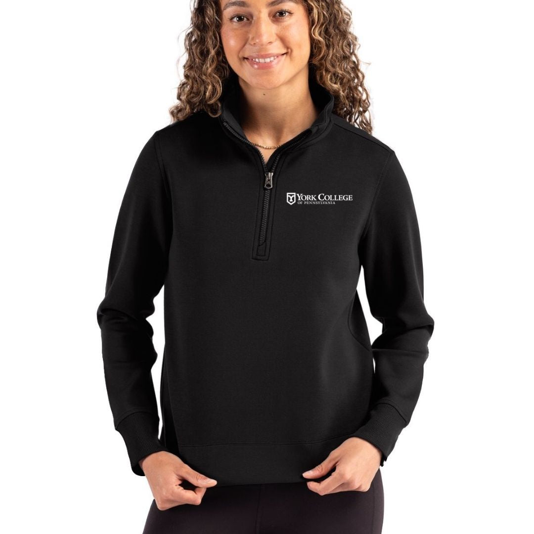 BoT- CUTTER & BUCK WOMEN'S YORK 1/4 ZIP PULLOVER