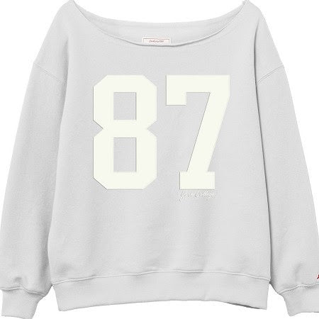 LEAGUE WOMENS TIFFANY OFF SHOULDER 1787 SWEATSHIRT