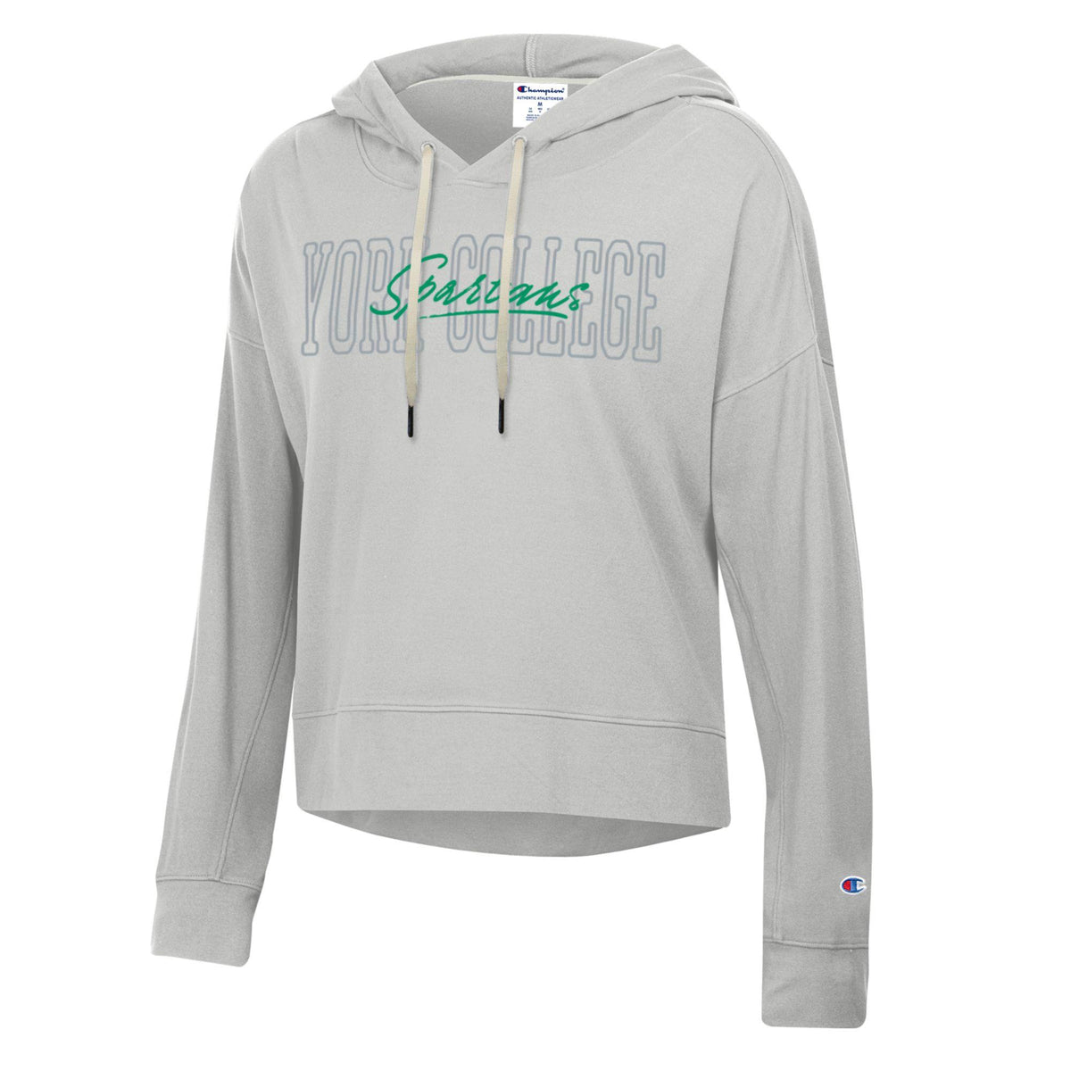 CHAMPION WOMEN'S SOFT TOUCH YORK COLLEGE HOOD