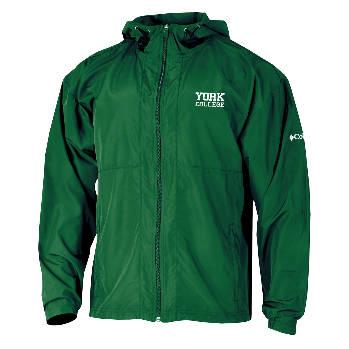 COLUMBIA Y YORK FULL ZIP WINDBREAKER
