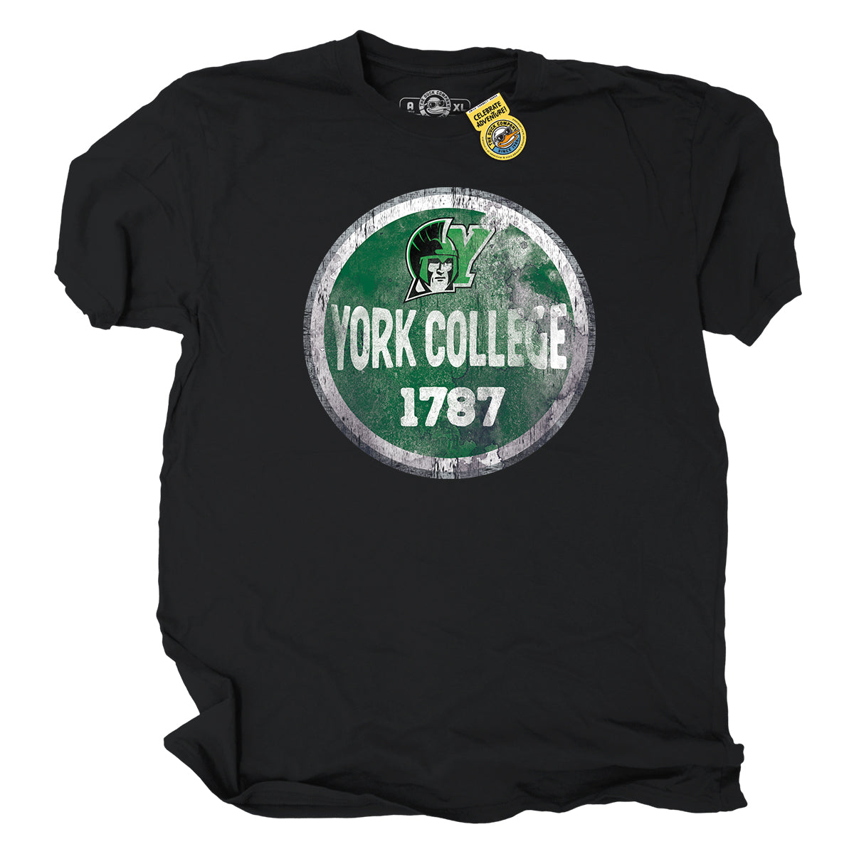 DUCK CO CIRCLE YORK COLLEGE SHORT SLEEVE T-SHIRT