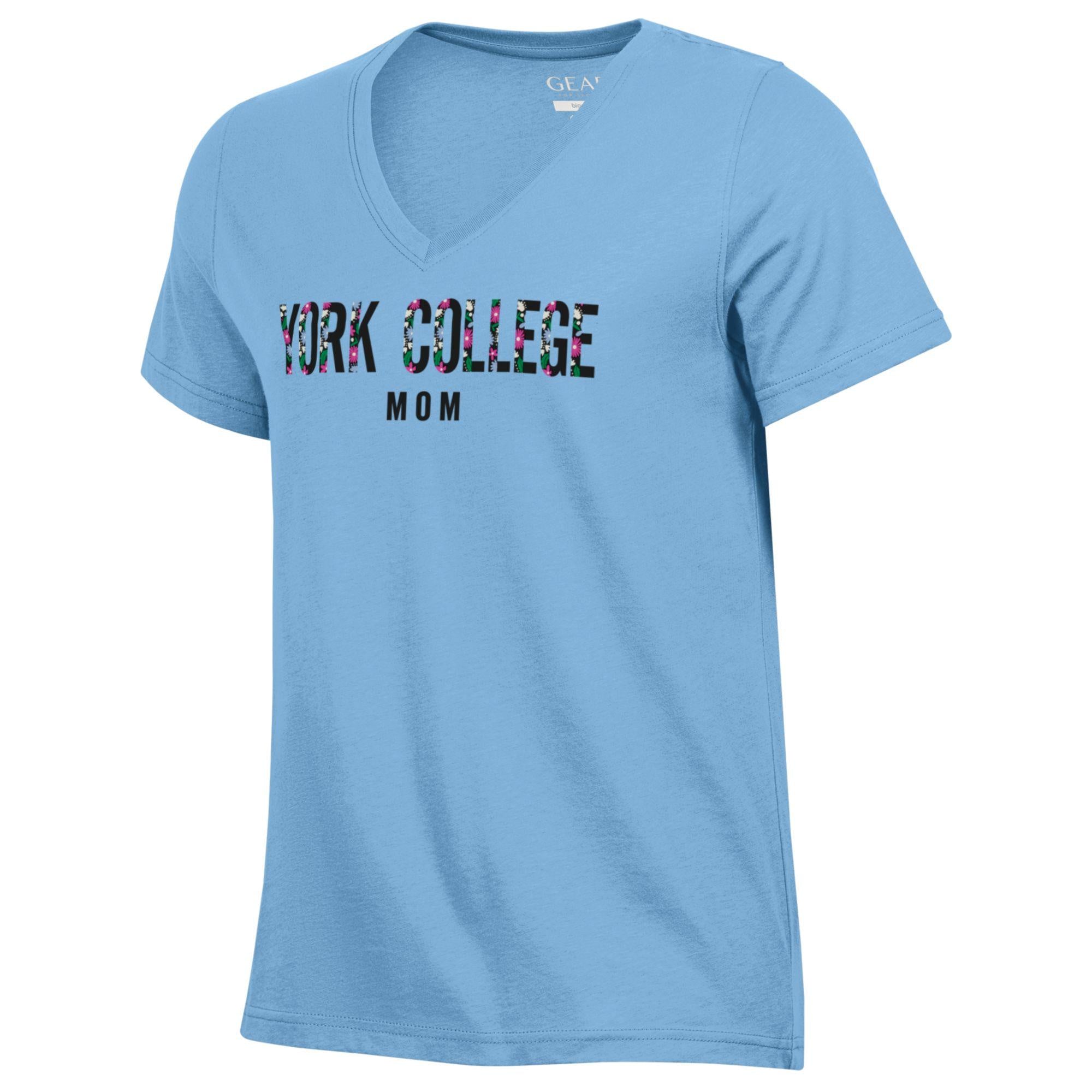 GEAR BIG COTTON MOM V-NECK S/S T-SHIRT