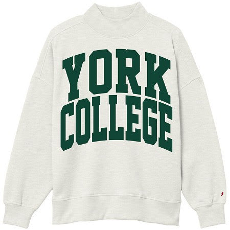 LEAGUE DIANA YORK COLLEGE MOCK NECK