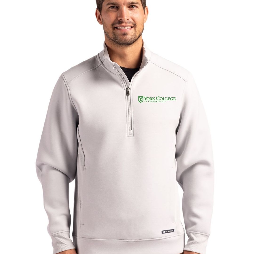 BoT- CUTTER & BUCK MEN'S YORK 1/4 ZIP PULLOVER