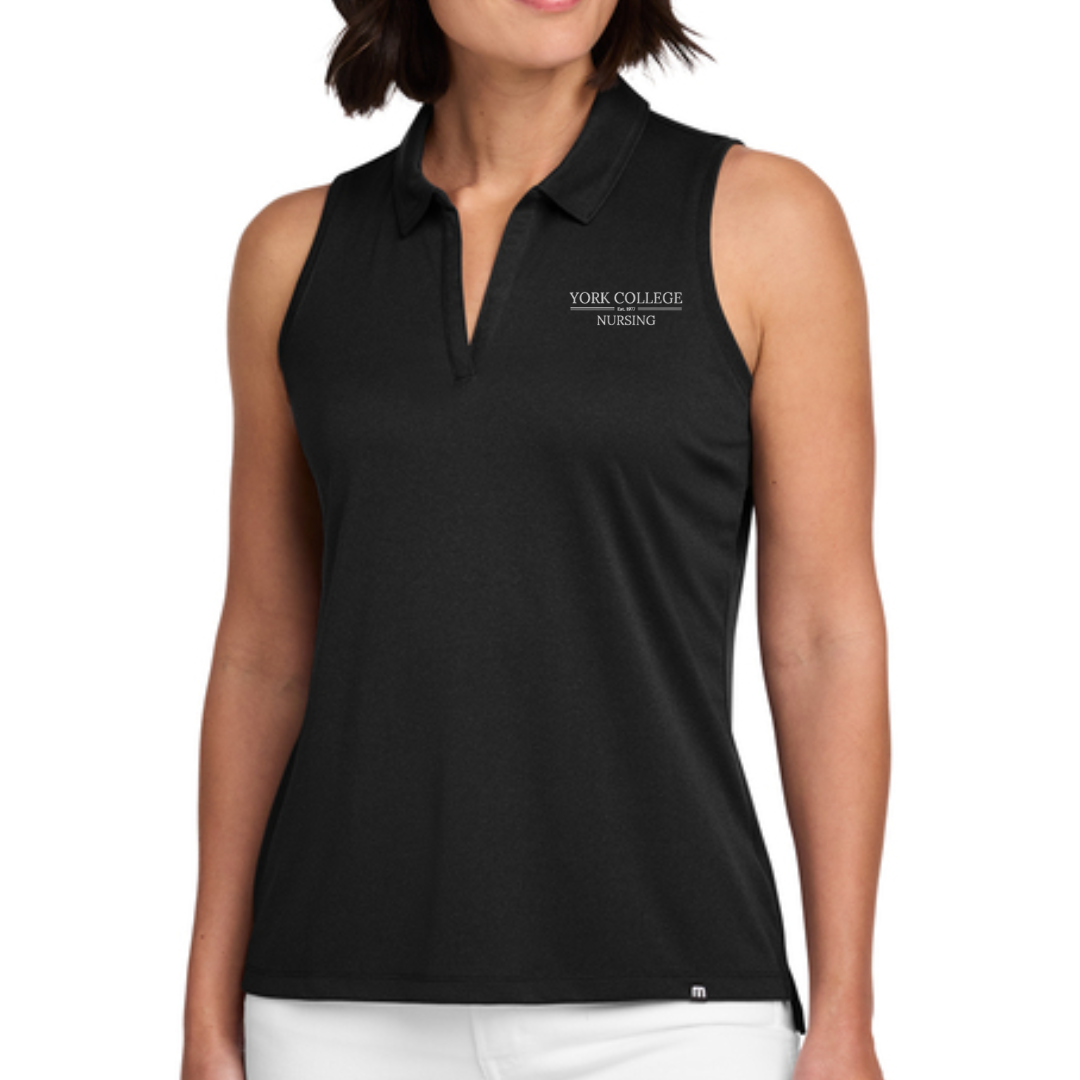 NURSING EMP SHOP - TRAVIS MATHEW WOMEN'S COTO PERFORMANCE SLEEVELESS POLO