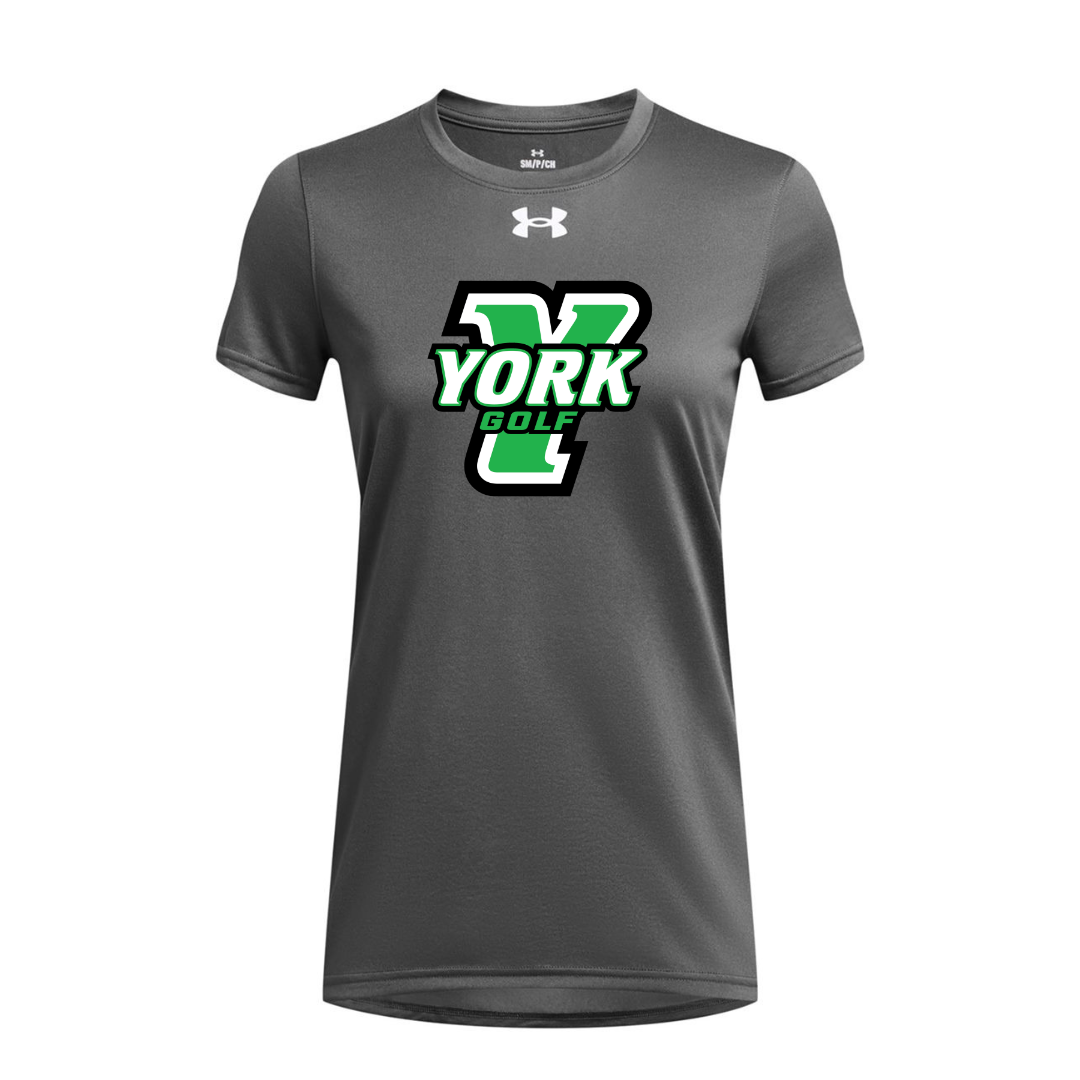 CUSTOM UNDER ARMOUR WOMEN'S TECH TEAM SHORT SLEEVE T-SHIRT - GOLF