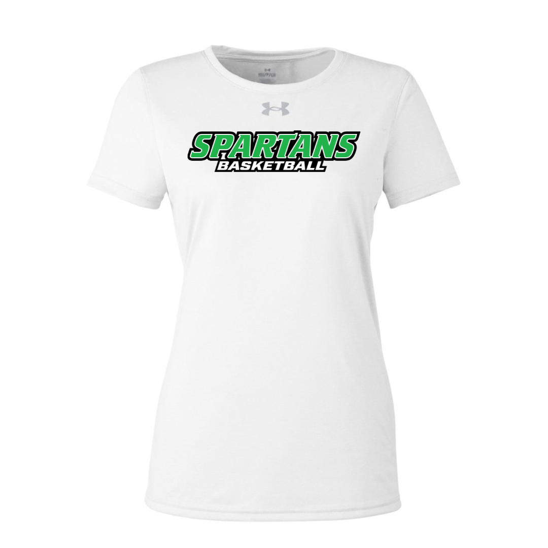 CUSTOM UNDER ARMOUR WOMEN'S TECH TEAM SHORT SLEEVE T-SHIRT - BASKETBALL