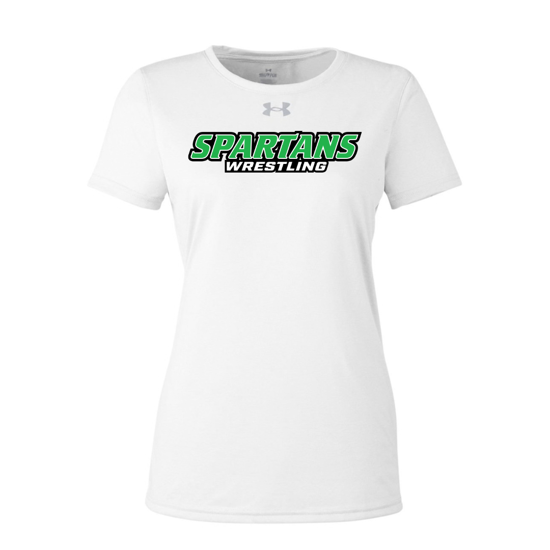 CUSTOM UNDER ARMOUR WOMEN'S TECH TEAM SHORT SLEEVE T-SHIRT - WRESTLING