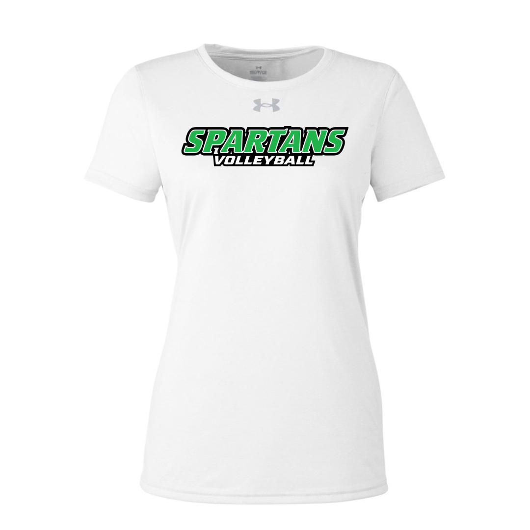 CUSTOM UNDER ARMOUR WOMEN'S TECH TEAM SHORT SLEEVE T-SHIRT - VOLLEYBALL