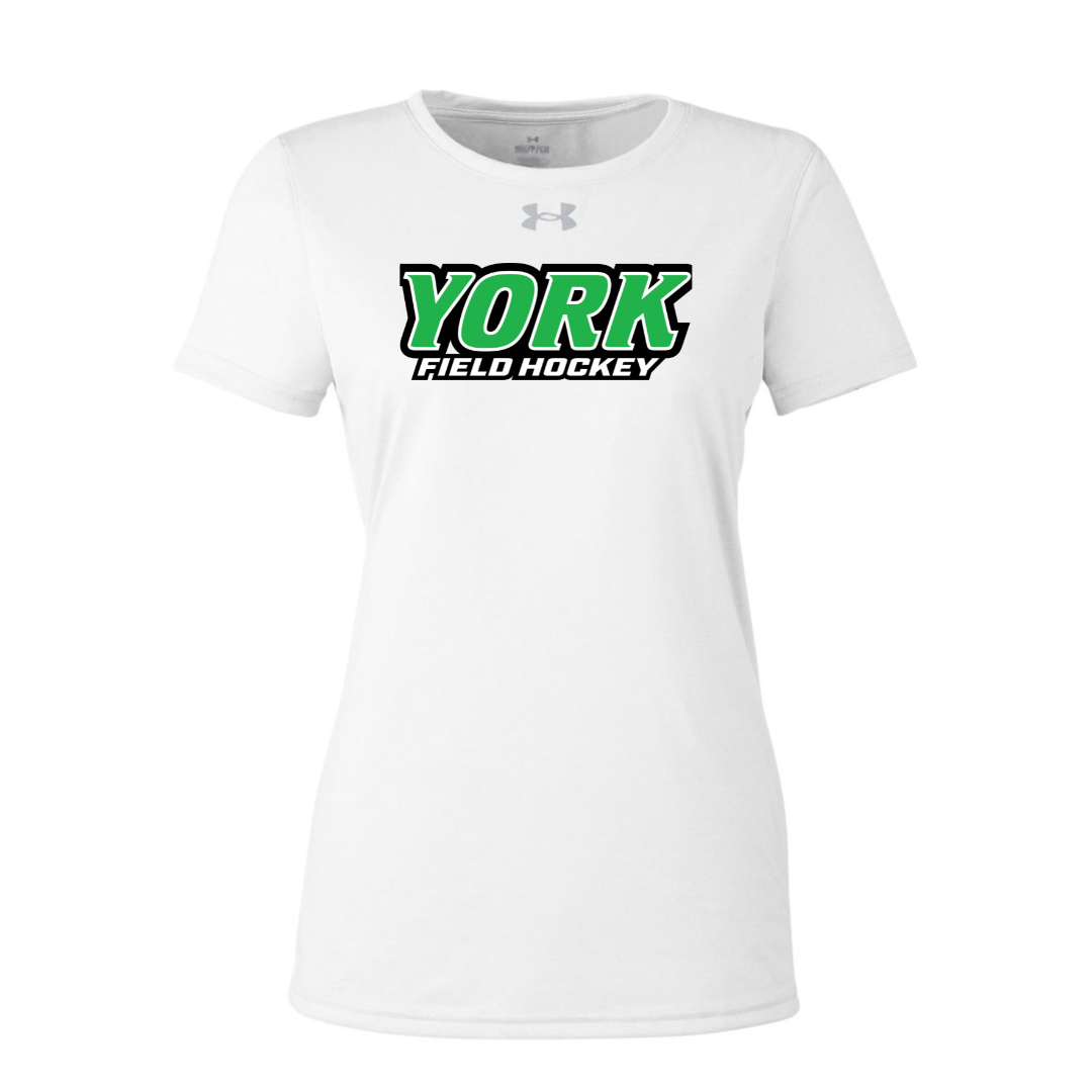 CUSTOM UNDER ARMOUR WOMEN'S TECH TEAM SHORT SLEEVE T-SHIRT - FIELD HOCKEY