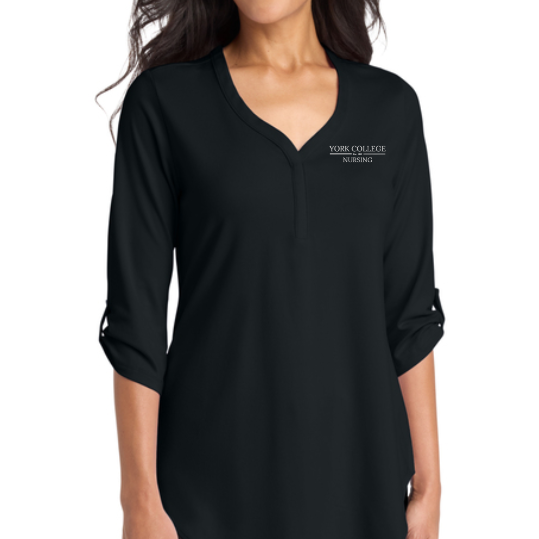 NURSING EMP SHOP - PORT AUTHORITY WOMEN'S CITY STRETCH 3/4 SLEEVE TUNIC