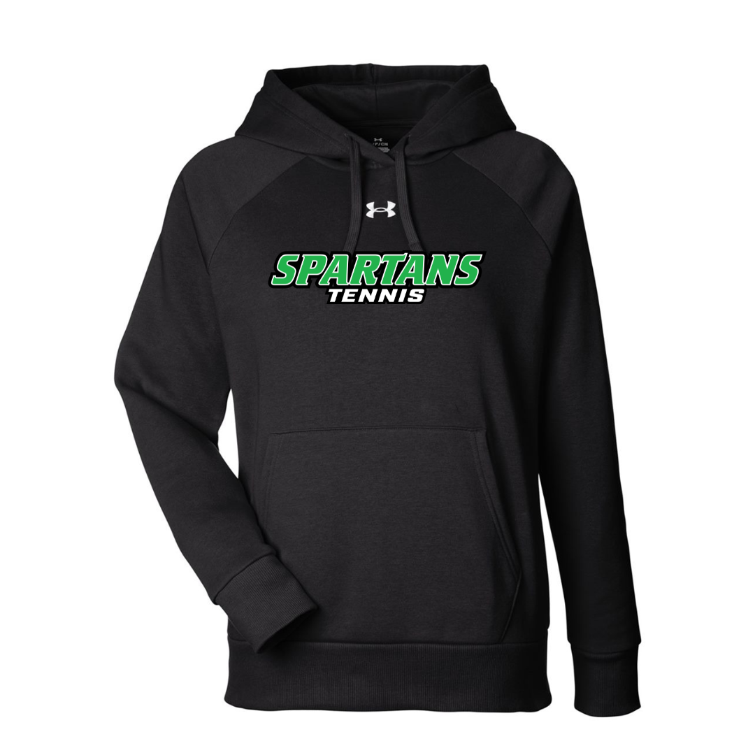CUSTOM UNDER ARMOUR WOMEN'S RIVAL FLEECE HOODIE - TENNIS