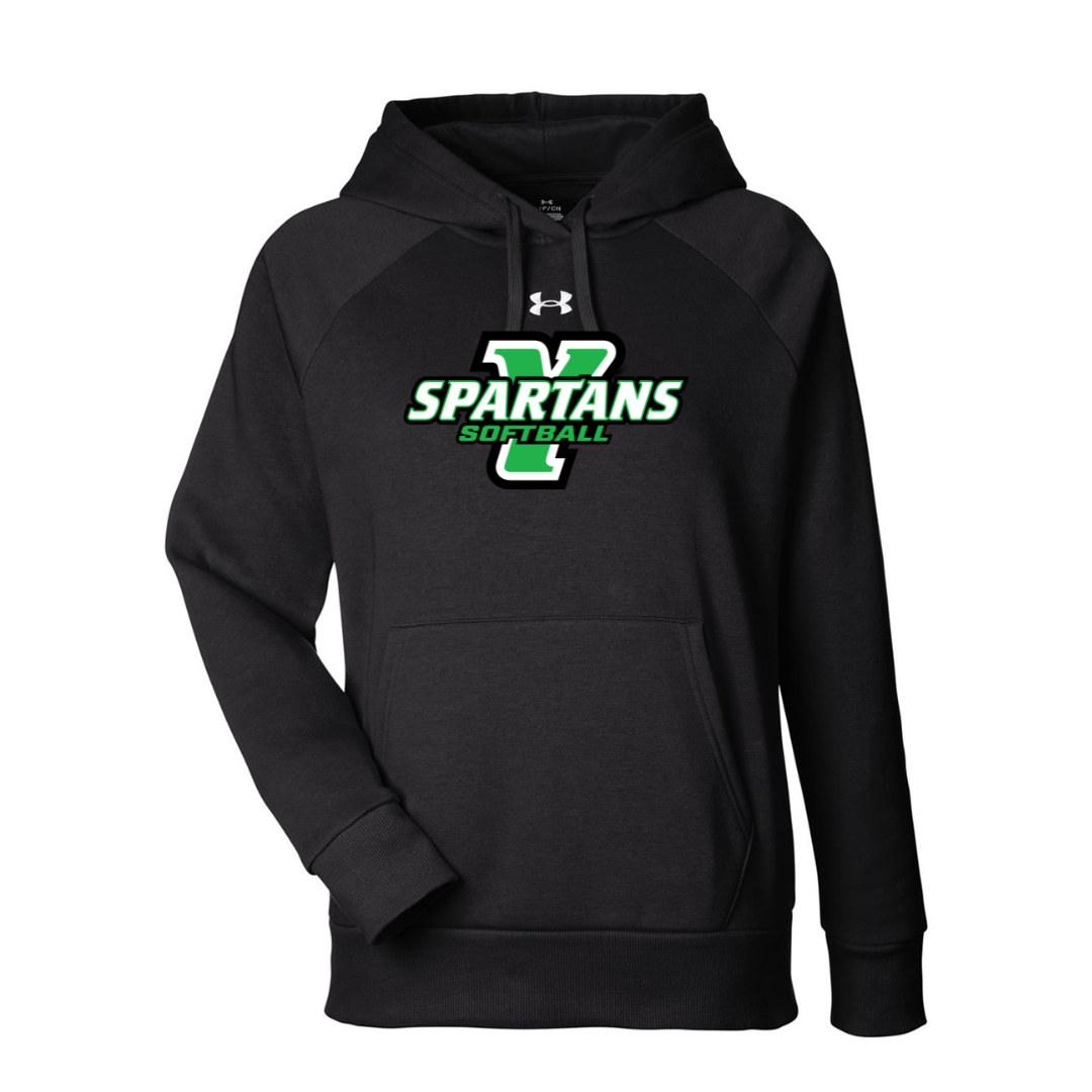 CUSTOM UNDER ARMOUR WOMEN'S RIVAL FLEECE HOODIE - SOFTBALL