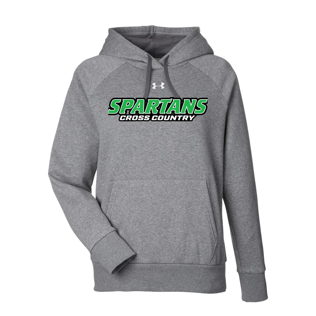 CUSTOM UNDER ARMOUR WOMEN'S RIVAL FLEECE HOODIE - CROSS COUNTRY