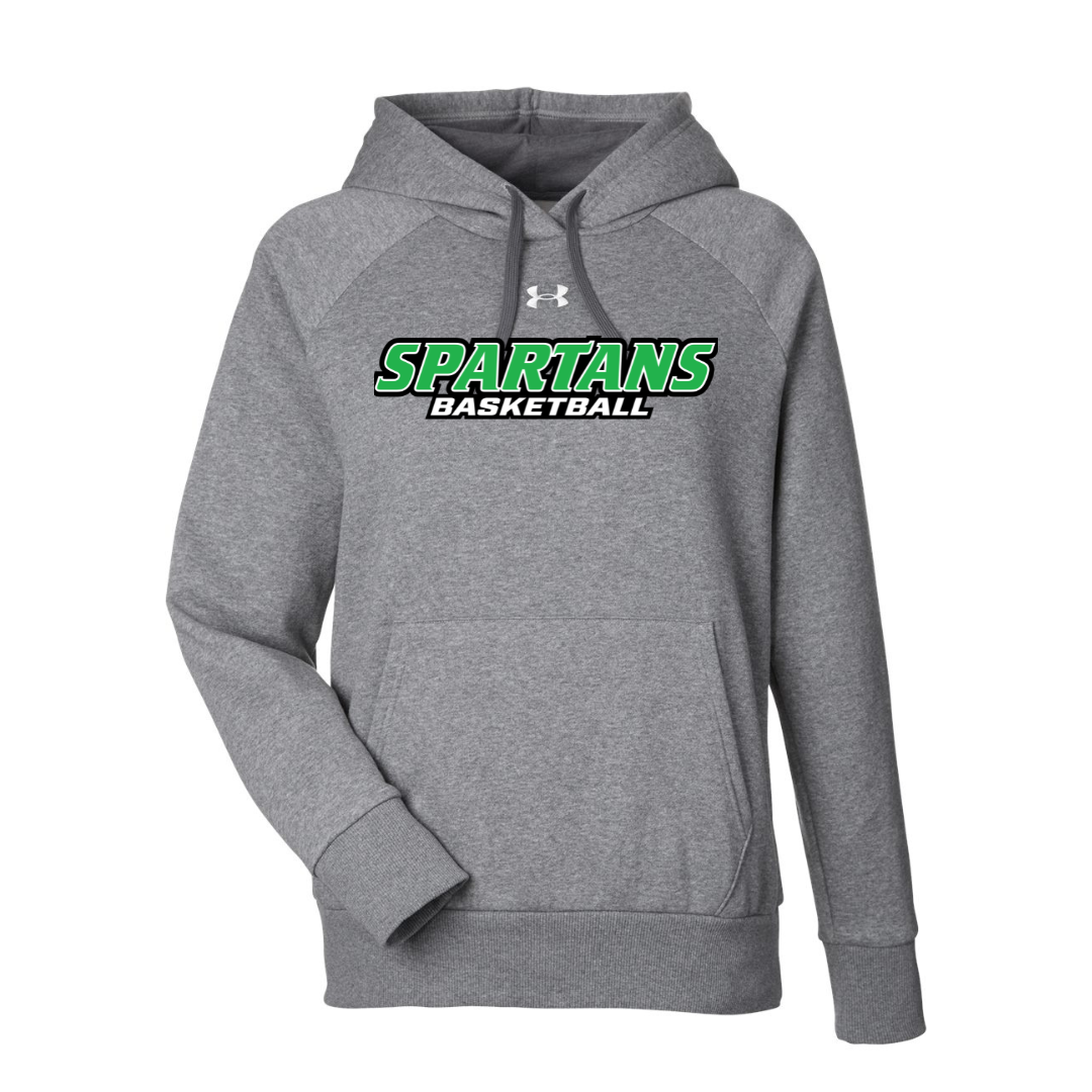CUSTOM UNDER ARMOUR WOMEN'S RIVAL FLEECE HOODIE - BASKETBALL