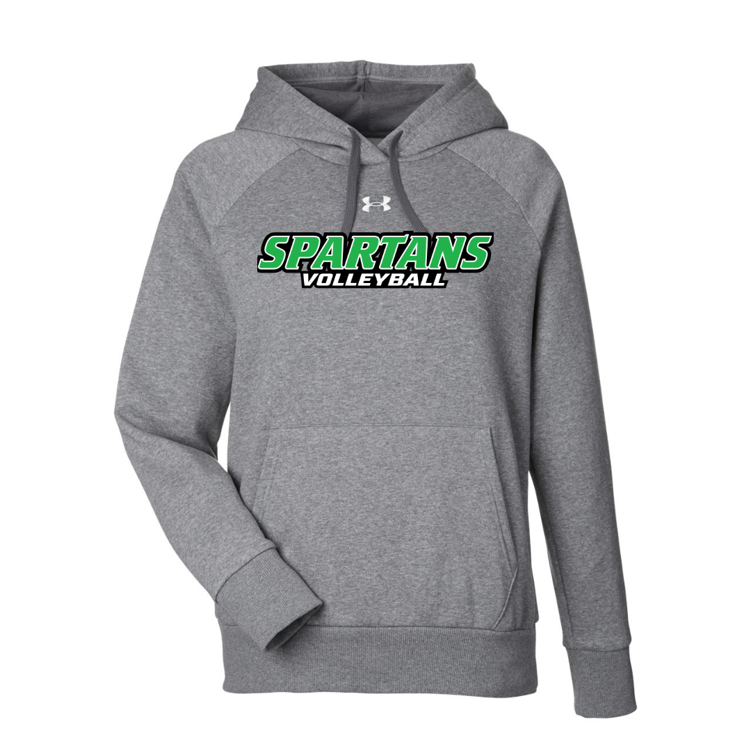 CUSTOM UNDER ARMOUR WOMEN'S RIVAL FLEECE HOODIE - VOLLEYBALL
