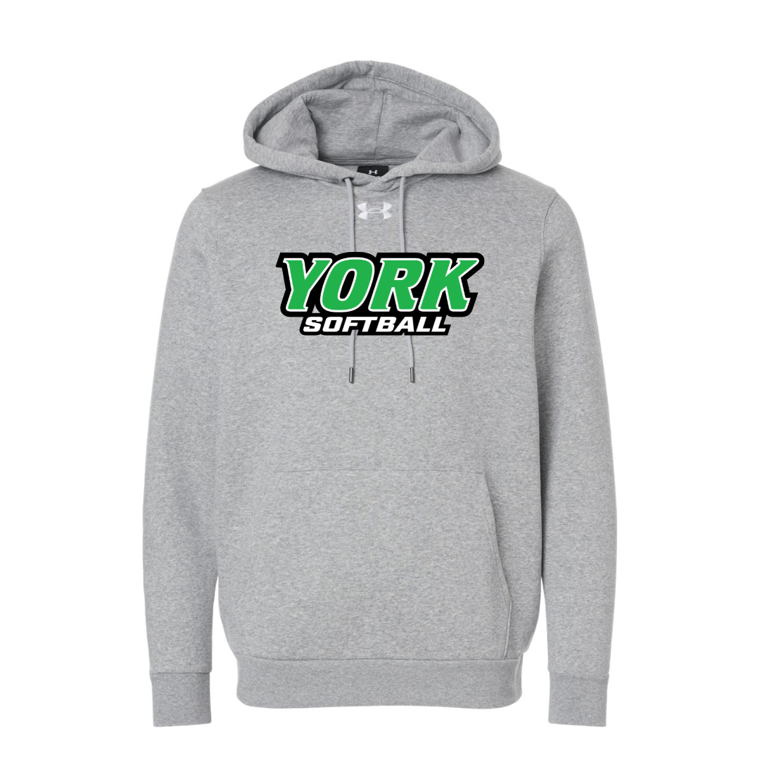 CUSTOM UNDER ARMOUR MEN'S ICON FLEECE HOODIE - SOFTBALL