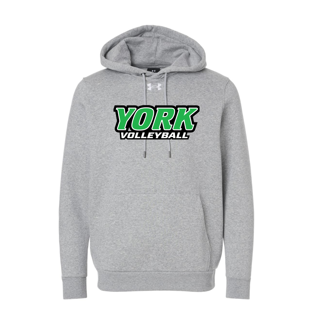 CUSTOM UNDER ARMOUR MEN'S ICON FLEECE HOODIE - VOLLEYBALL