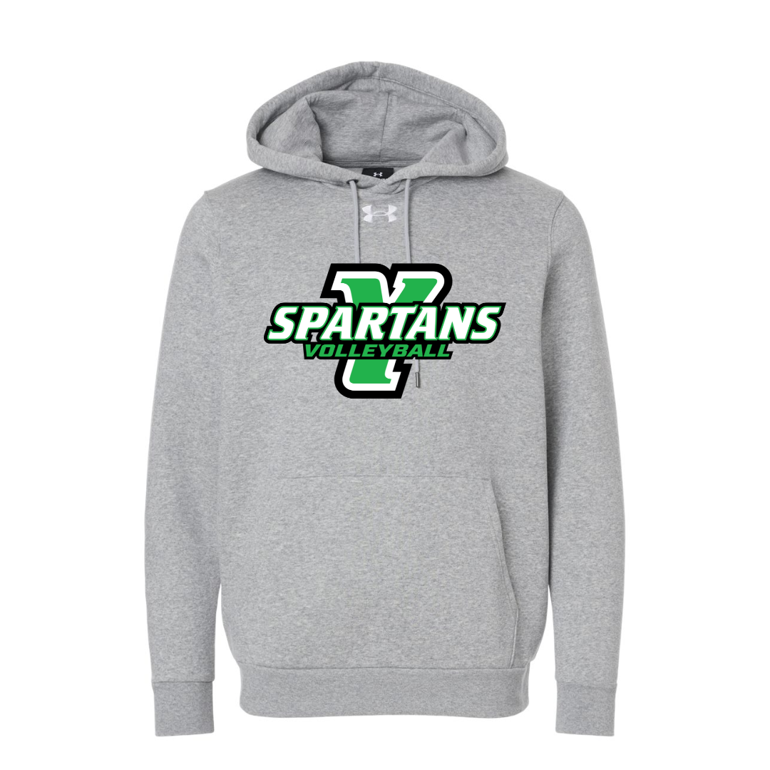 CUSTOM UNDER ARMOUR MEN'S ICON FLEECE HOODIE - VOLLEYBALL