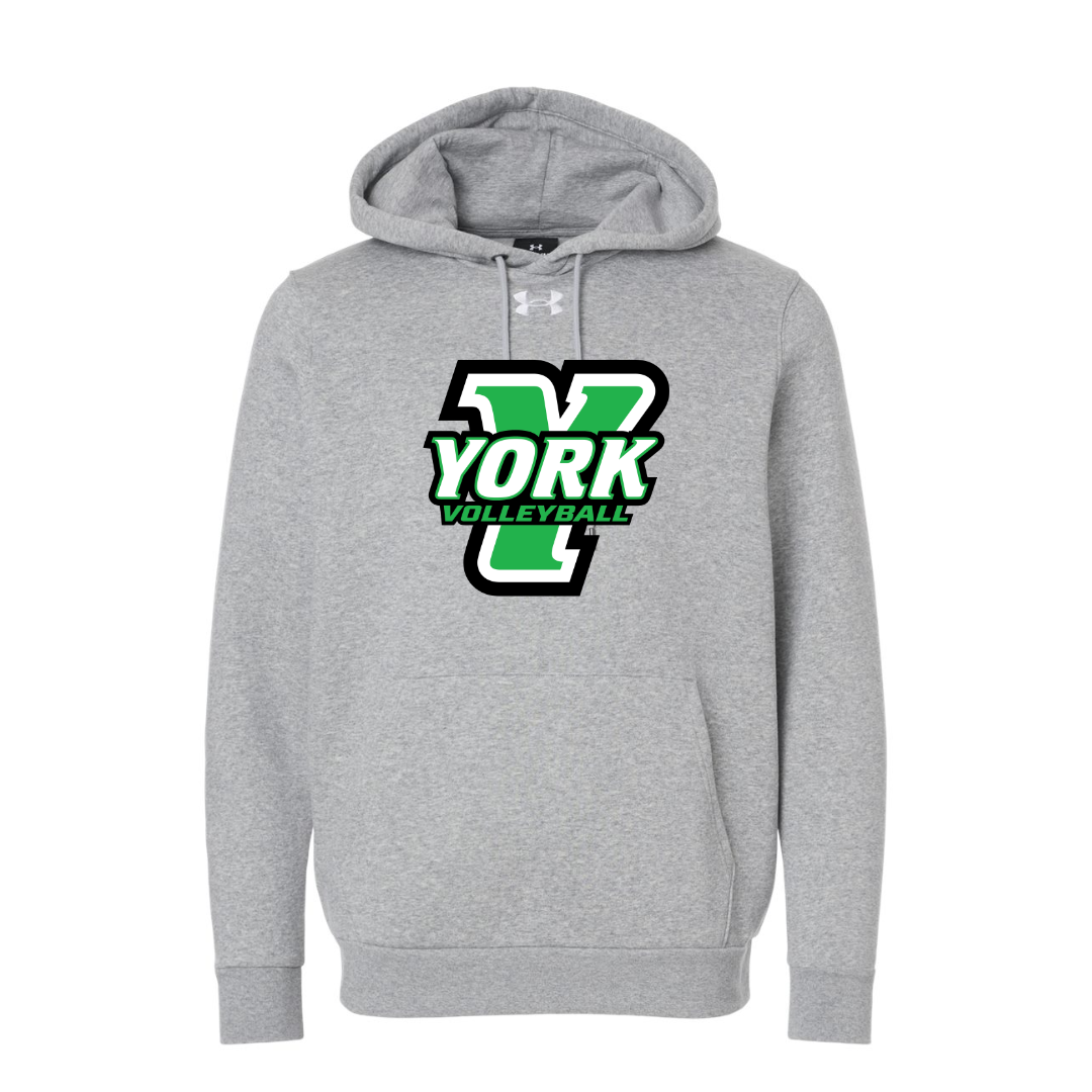 CUSTOM UNDER ARMOUR MEN'S ICON FLEECE HOODIE - VOLLEYBALL