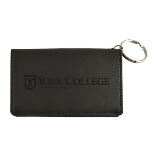 Keytag: ID Velour Holder w/York College Logo