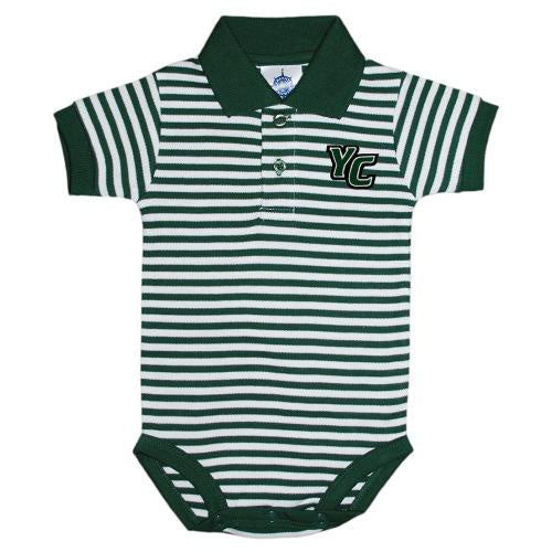 CREATIVE KNITWEAR INFANT BODYSUIT STRIPED POLO STYLE