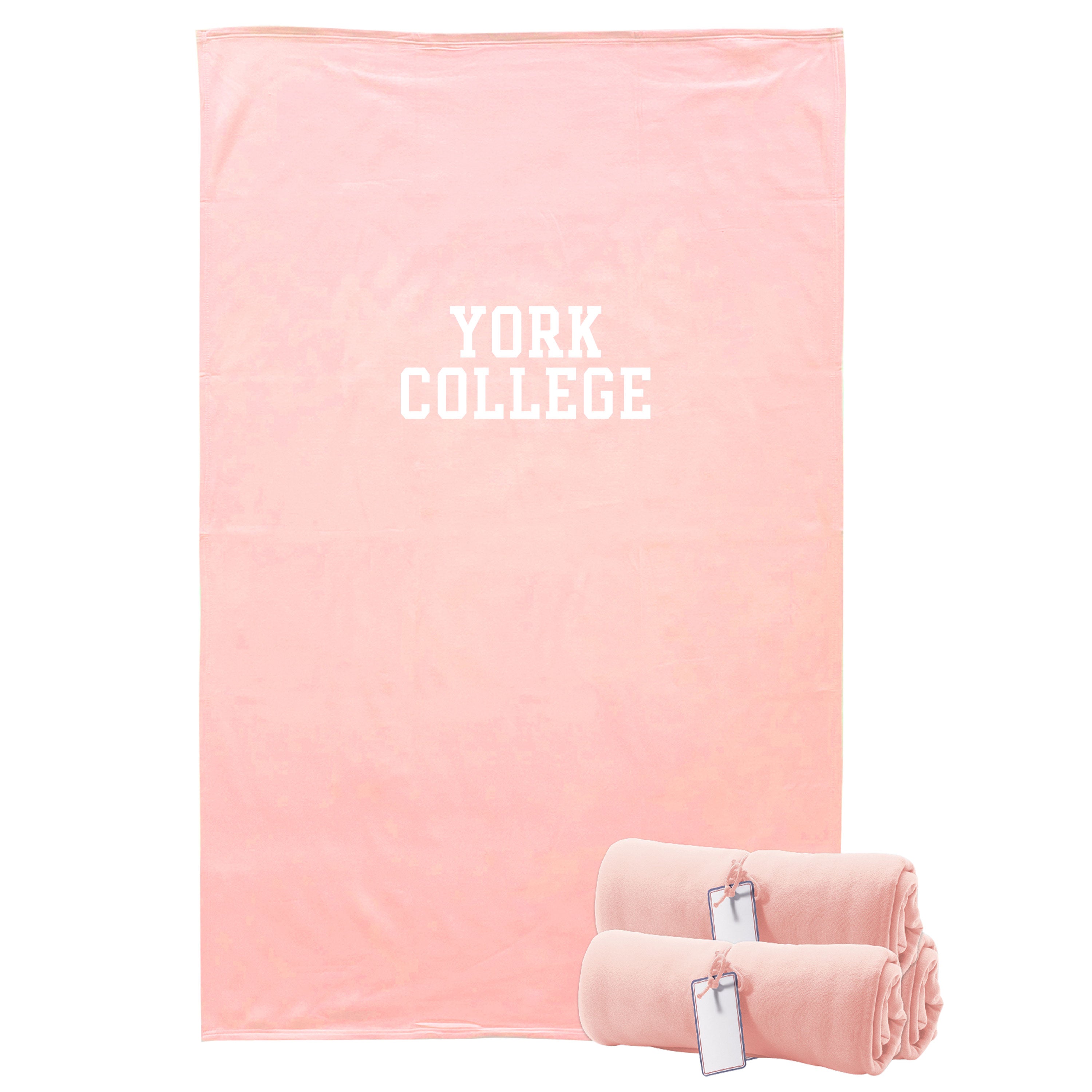 Blanket: Pro-Weave Sweatshirt - York College - 54" x 84"