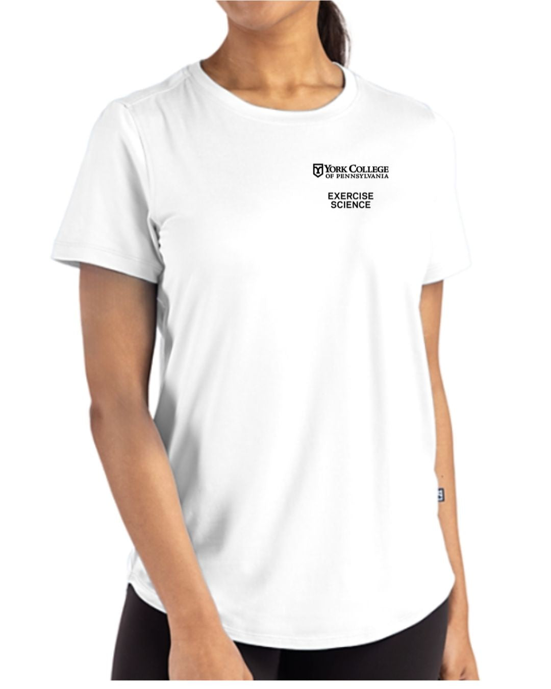 Special Order- Exercise Science- Cutter & Buck Coastline Recycled Double Peached Womens Short Sleeve Tee