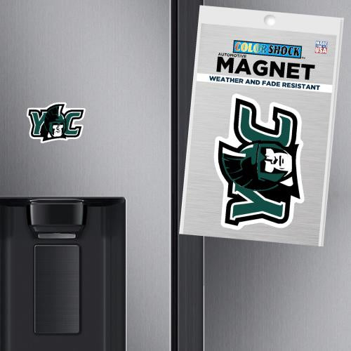 Magnet: YC Logo w/Spartan - Mini