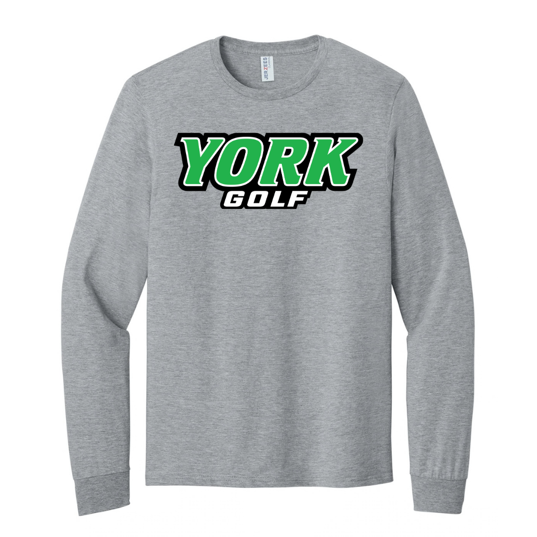 CUSTOM JERZEES CLASSICS LONG SLEEVE T-SHIRT- GOLF