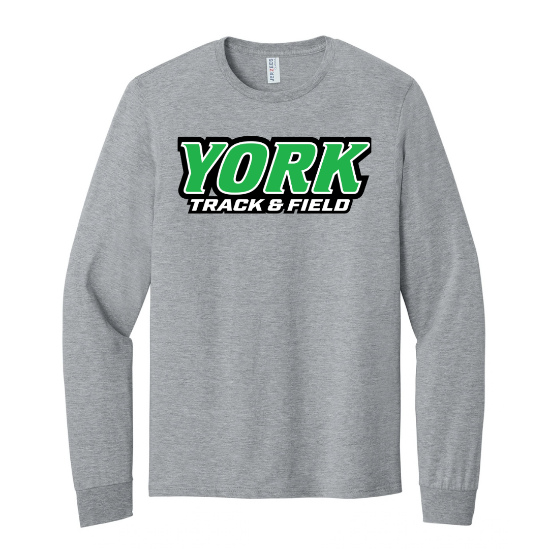 CUSTOM JERZEES CLASSICS LONG SLEEVE T-SHIRT- TRACK AND FIELD